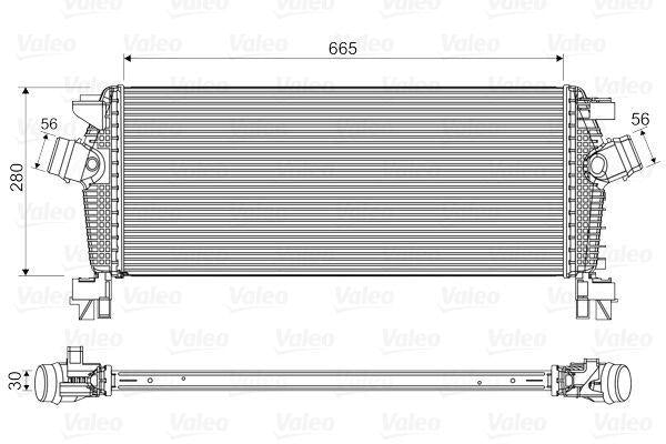 VALEO Turbo Intercooler Radiator for Opel Astra J 1.4 Turbo — Radiators & Fans