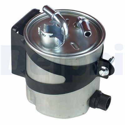 Delphi HDF577 Diesel Fuel Filter Megane II 05 1.5 dCi 100Hp Euro4 5.12 in Compatible with Renault Megane — Fuel Delivery
