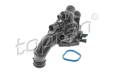 Topran 502375 Thermostat 105°C Plastic with Housing with Switch (Peugeot: 207-308-3008-508-50081.61 — Water Pump & Thermostat