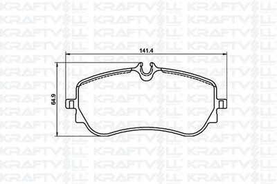 Kraftvoll 07010077 Brake Pad Rear Crafter 17 > Amarok 18 > Man Tge 17 > — Brake Pads