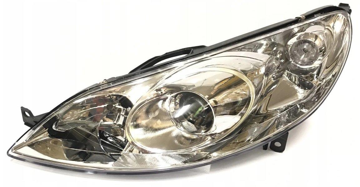 Depo 550-1134L-LDEM Peugeot 407 2005-2011 Left Headlight with Motor — Headlights