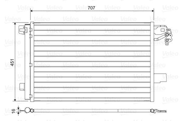 Valeo 814461 A/C Condenser Volkswagen Transporter T5 — Condensers & Evaporators