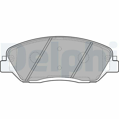 Delphi LP2048 Brake Pads - Front for Hyundai Grand Santa Fe and Others