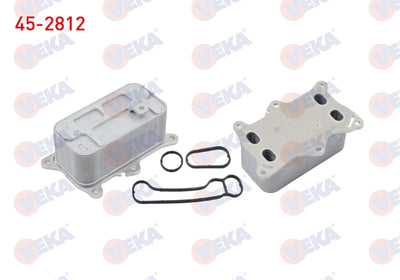 Veka 45-2812 Oil Cooler (with Gasket) Mercedes (W205, W213, W447) Om654 — Oil System