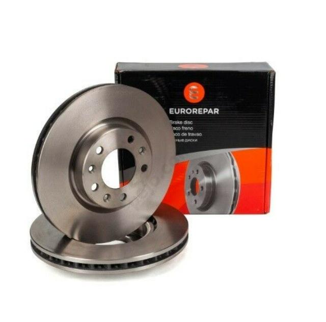 EUR 1690949180 Front Brake Disc 301 C-Elysee Partner C2 C3 Bm 98- Set of 2 — Brake Rotors & Drums