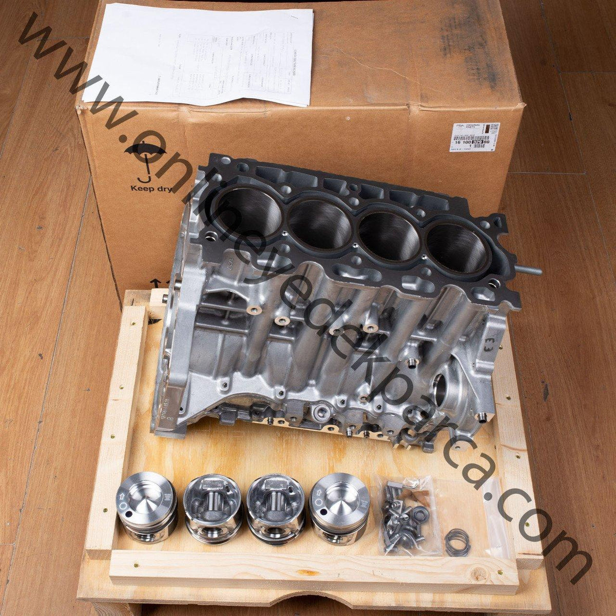 PSA 1610032980 Ford Connect 2014-2018 1.6 TDCi Euro 5 Motor Bloğu (Piston Sekmanlı) Ford Genuine — Cylinder Head & Block