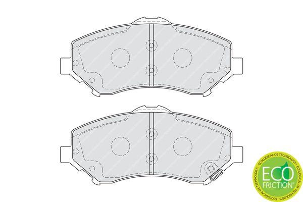 Ferodo FDB4074 Brake Pad Front Voyager, Journey, Nitro 2.8 Crd — Brake Pads