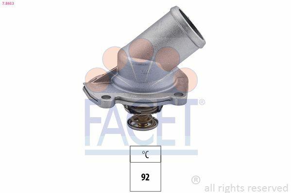 FACET Thermostat 7.8653 - For Opel Astra G/H & Corsa B/C/D — Water Pump & Thermostat