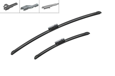 Bosch 3397014122 Front Wiper Set Corsa D/E, Focus II and 3 more models — Wipers