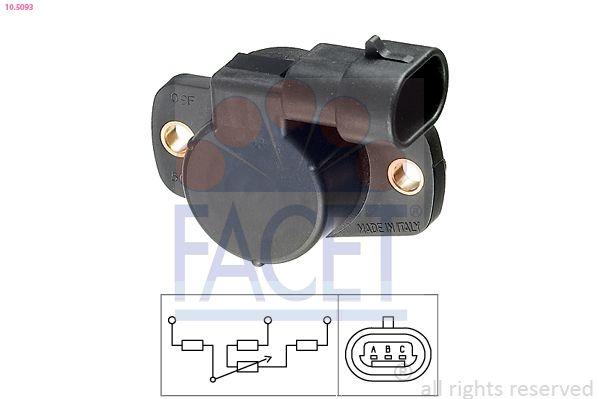 Facet 105093 Gas Kelebek Sensor Renault Clio II/Megane I/Symbol K4M/Logan/Sandero