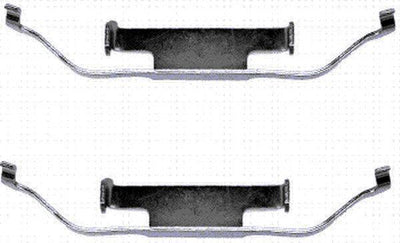 Hella 8DZ355201-141 Brake Pad Sheet Metal Rear BMW E34 E36 E46 E87 E90 — Brake Pads