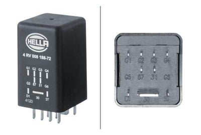 Hella 4RV008188-721 Heating Spark Plug Control Unit Golf VII Tiguan T-Roc A3 Q2 Q3 Ateca Ibiza Leon Octavia 1 — Coils & Plugs