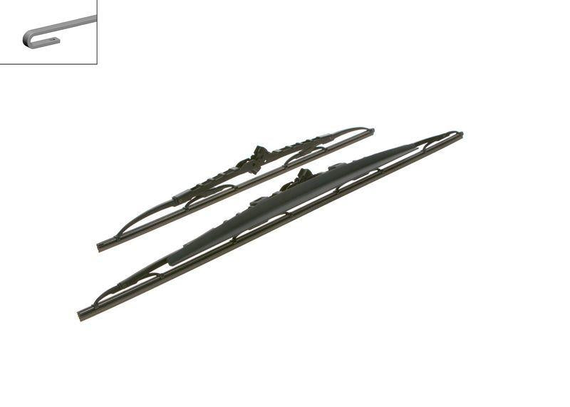 BOSCH Wiper Blade Set Twin 700-500 for Citroen Jumpy & Peugeot Expert — Wipers