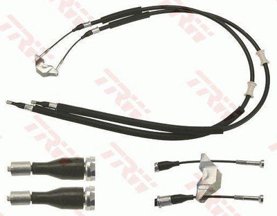 TRW GCH124 El Brake Cable Complete Opel Combo C with Brake Drum Brake (Length 1235mm) Rear — Brake Rotors & Drums