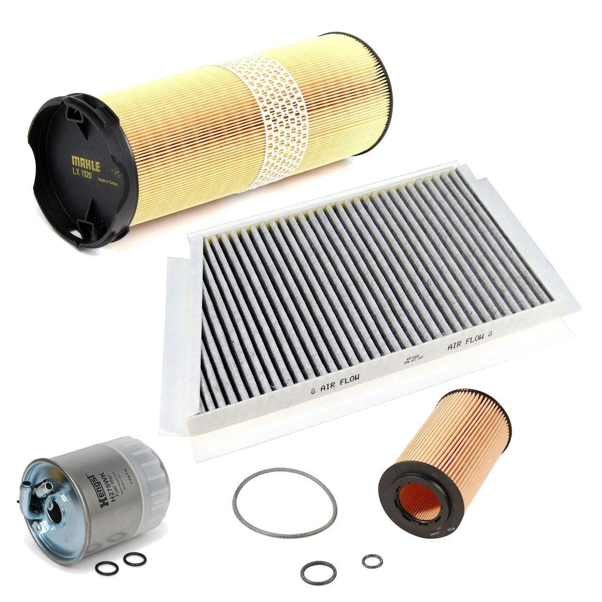 Hengst Mercedes W203 C200 CDI Filter Set - Complete Maintenance Kit — Maintenance & Service Kits