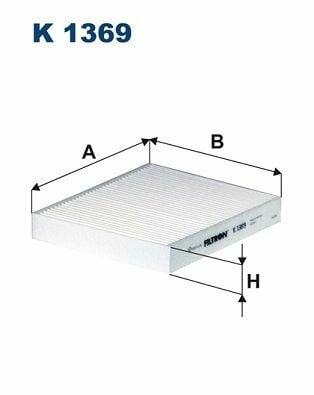 FILTRON K1369 Pollen Filter for 15 Vitara SX4 - Premium Particle Filtration — Air & Cabin Filters