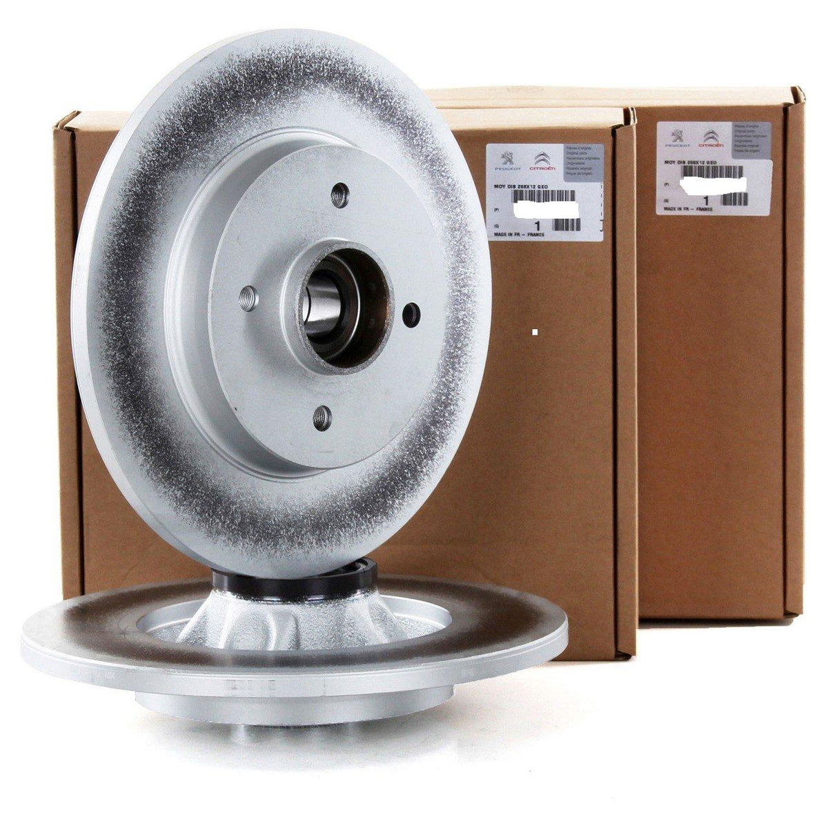 Citroen C4 Rear Brake Disc Set - Original Parts for 2011-2017 Models — Citroën, Brake Rotors & Drums