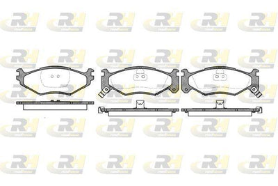 ROADHOUSE 2483.02 Brake Pad Gs Daytona Shelby Coupe 10 87-10 92 — Brake Pads