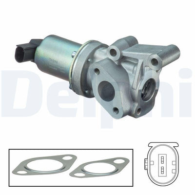 Delphi EG10475-12B1 EGR Valve Efficient Exhaust Gas Recirculation for i20, i30 and 2 more models — Emission Control