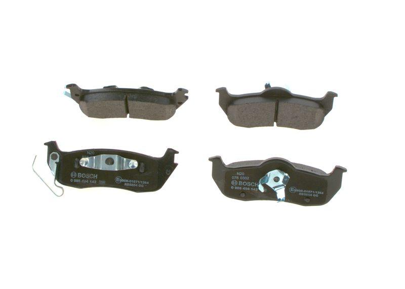 Bosch 0986494142 Brake Pad Rear (Jeep Grand Cherokee II III 2.7Crd 3.7 4.7 3.0Crd)