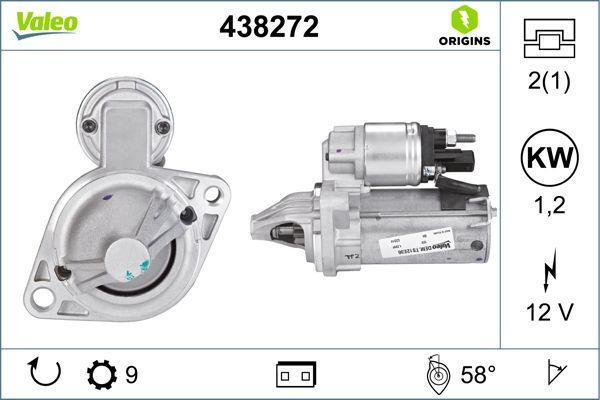 VALEO Starter Motor 12V 9 Teeth for BMW X1, X3 and 3 more models — Starting & Charging
