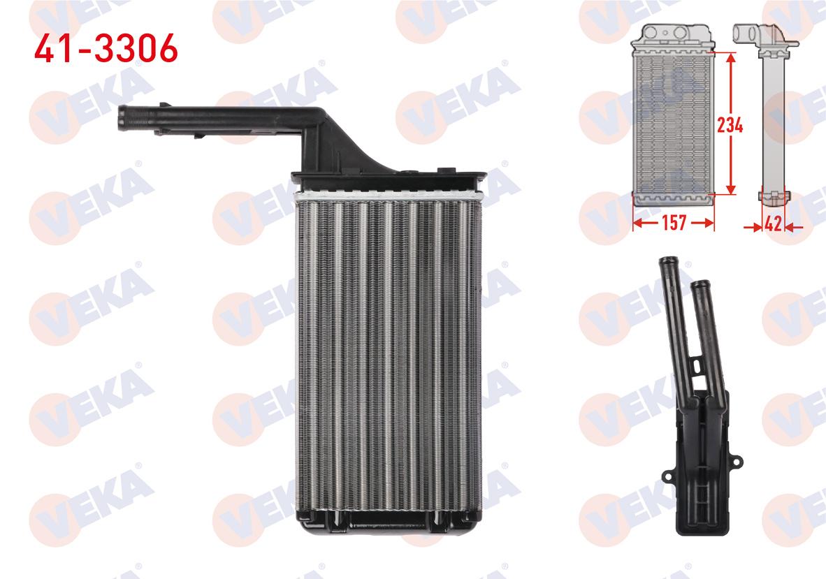 Veka 41-3306 Heater Core Mechanical Peugeot 106 I (1A,1C) 1.4 1991-1996 — Heater & Blower