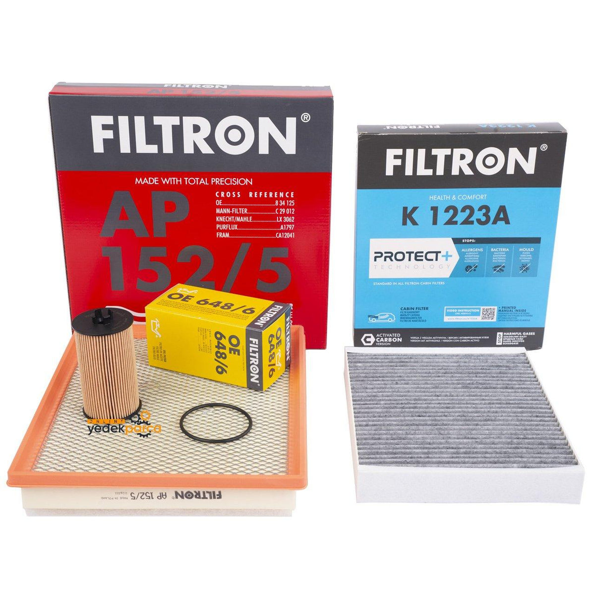Filtron Opel Insignia 1.4 / 1.6 Gasoline Periodic Maintenance Filter Set - 2009 and Newer Models — Maintenance & Service Kits