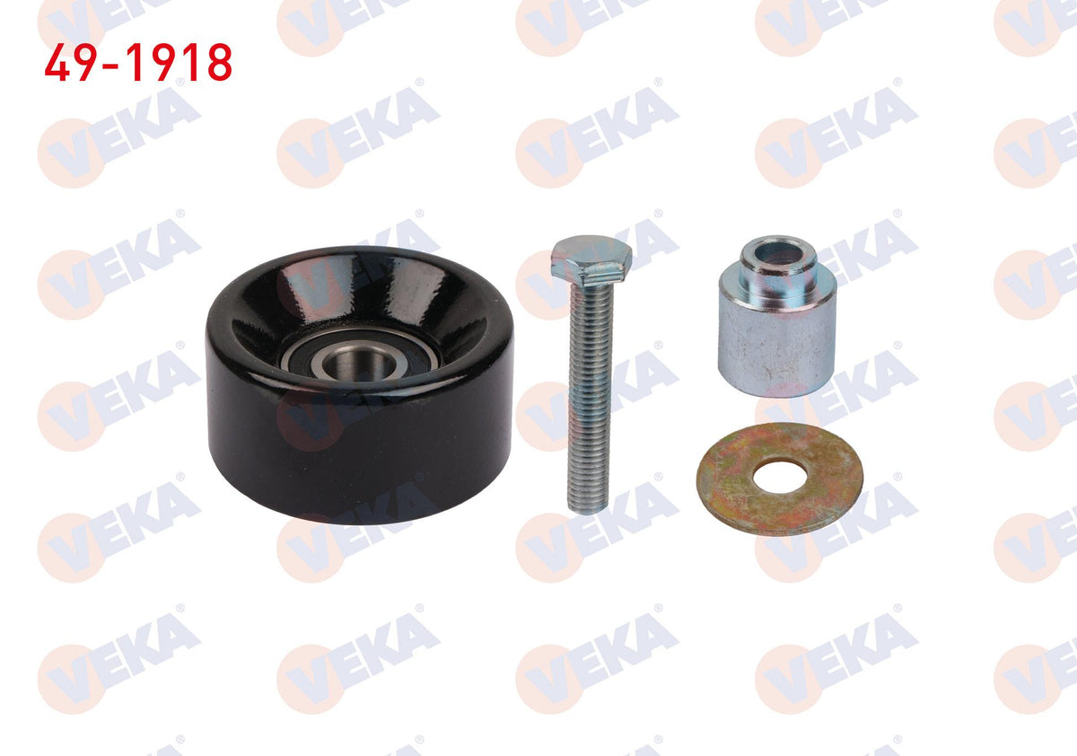 Veka 49-1918 V Belt Tensioner Bearing Metal with Bushing 76X37 Ford Transit (V184) 2.4 TDCi 2000-2006 — Pulleys & Tensioners