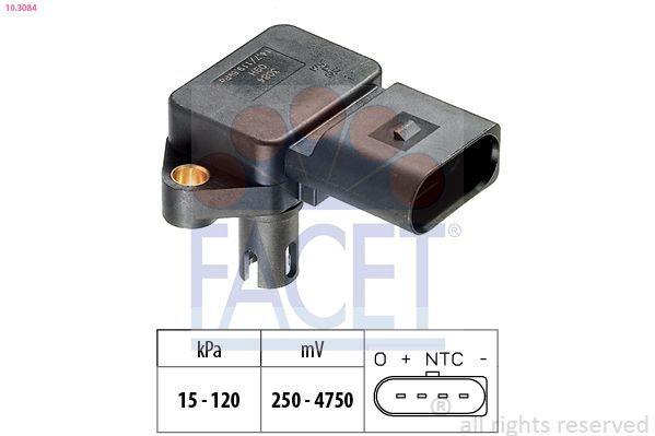 FACET MAP Pressure Sensor 10.3084 - Compatible with VW, Seat, Skoda Vehicles — Vehicle Sensors & Switches