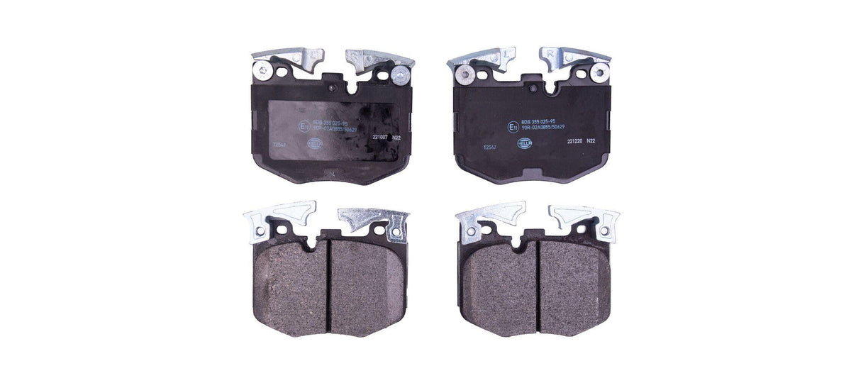 Hella 8DB355025-951 Brake Pad Front BMW G30 G20 G01 G02 G05 G06 G07 G29 G11 G12 G14 G15 G16 — Brake Pads