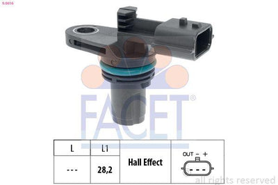Facet 9.0616 Camshaft Shaft Konum Sensor Clio IV Megane III Juke Micra III W176 C117 X-Class 03-18 — Timing