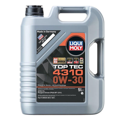 Liqui Moly 2362 Top Tec 4310 0W-30 Motor Oil 5 Litre (2362) — Fluids & Chemicals
