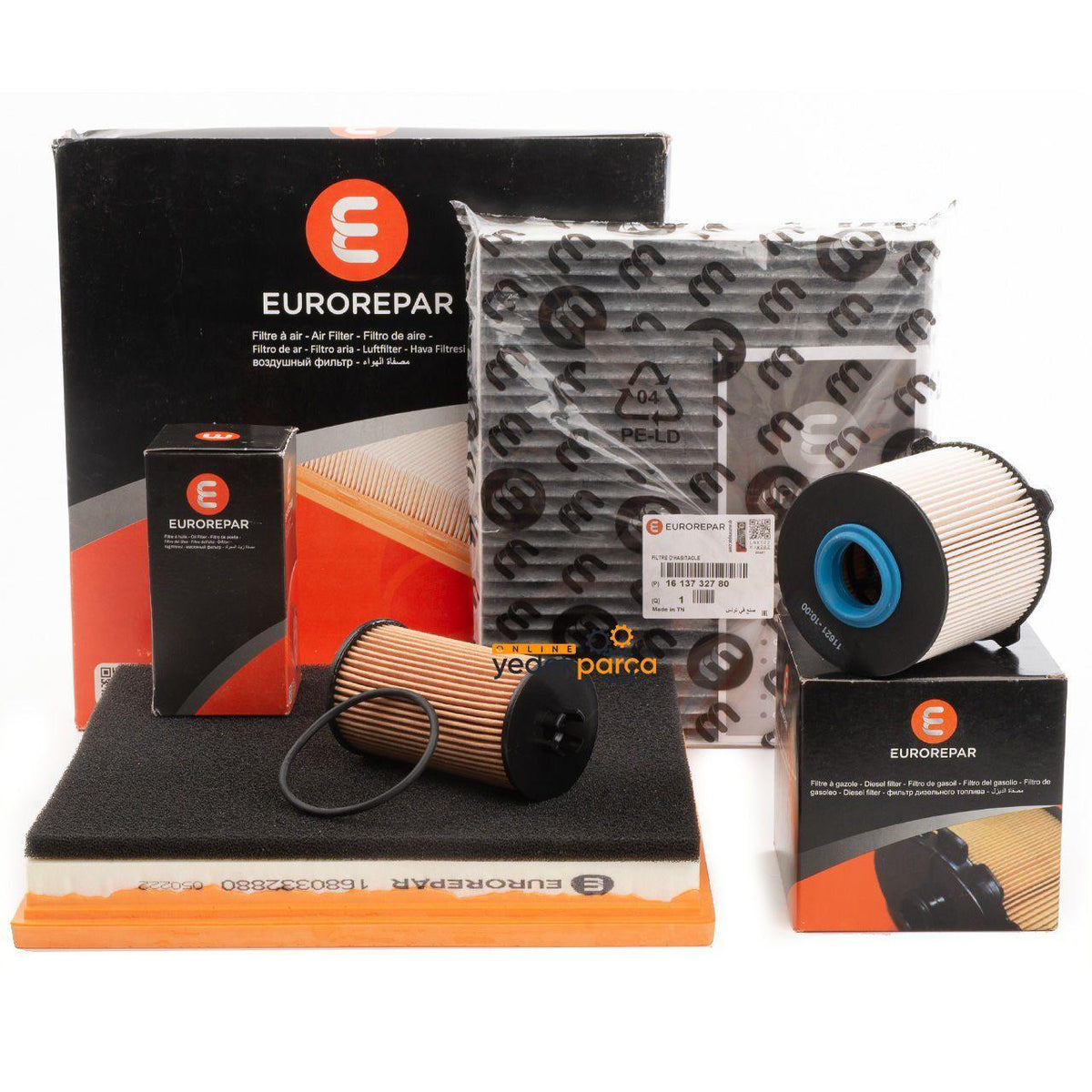 Eurorepar Opel Astra J Diesel Maintenance Kit - Quality Filters for Vehicle Care — Maintenance & Service Kits