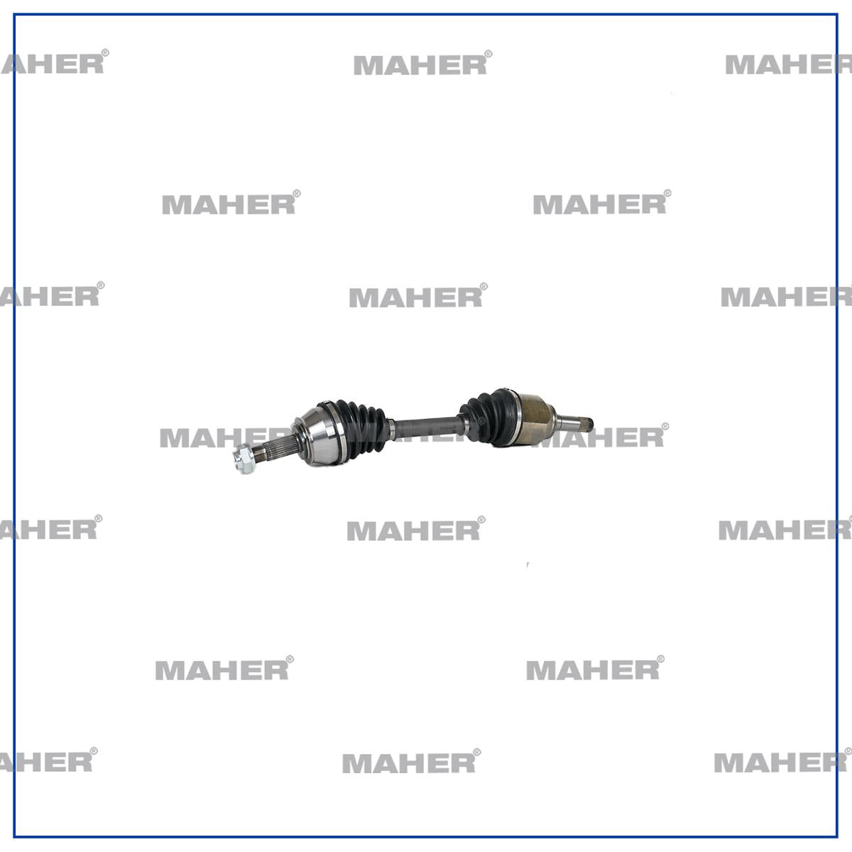 MAHER 18213 Axle Complete Front Fiorino 07= / Left 1.3 JTD 582mm Euro 4 — Axles, CV Joints & Boots