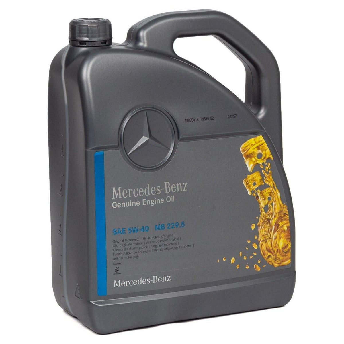 Mercedes-Benz 5W40 Motor Oil - 5 Liters — Fluids & Chemicals