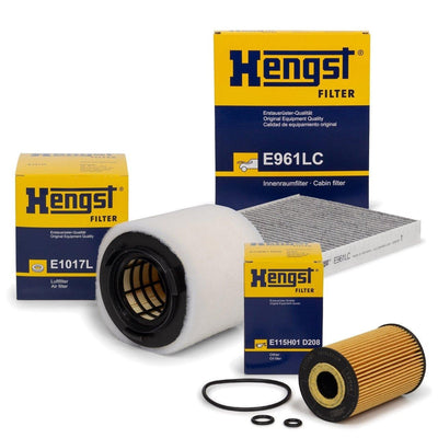 Hengst Volkswagen Polo 1.6 TDI Maintenance Filter Set - Oil, Air — Maintenance & Service Kits