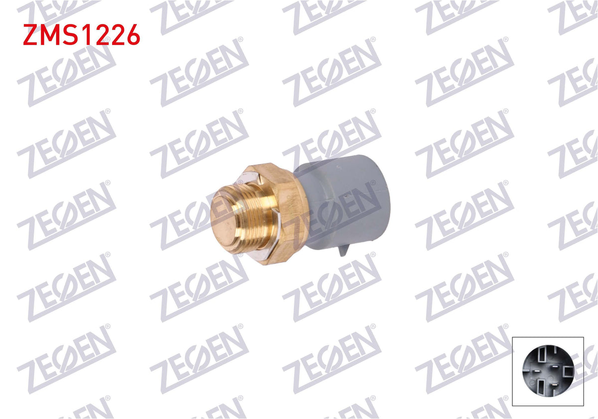 Zegen ZMS1226 Fan Switch (105-100 C / 120-115 C) Opel Astra F 1991-1998 / Omega B 1994-1999 / Vectra A 1988-1995