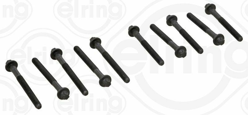 ELRING Cylinder Head Bolt Set - M10 x 93mm & M10 x 107.5mm — Cylinder Head & Block