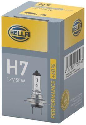 Hella 8GH223498-231 Bulb H7 12V 55W Px26d Performance +60%