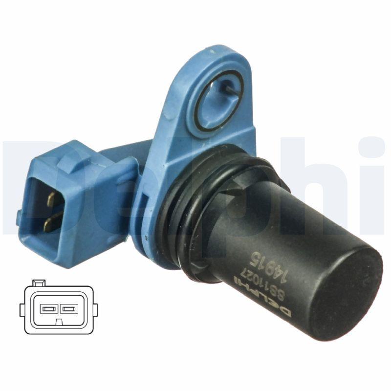 Delphi SS11027 Camshaft Shaft Sensor Fiesta 1,25 / 1,61 16V 95 > 02 Focus 1.4 16V 98 > 04 Ford Ka 1,3 96 > 08