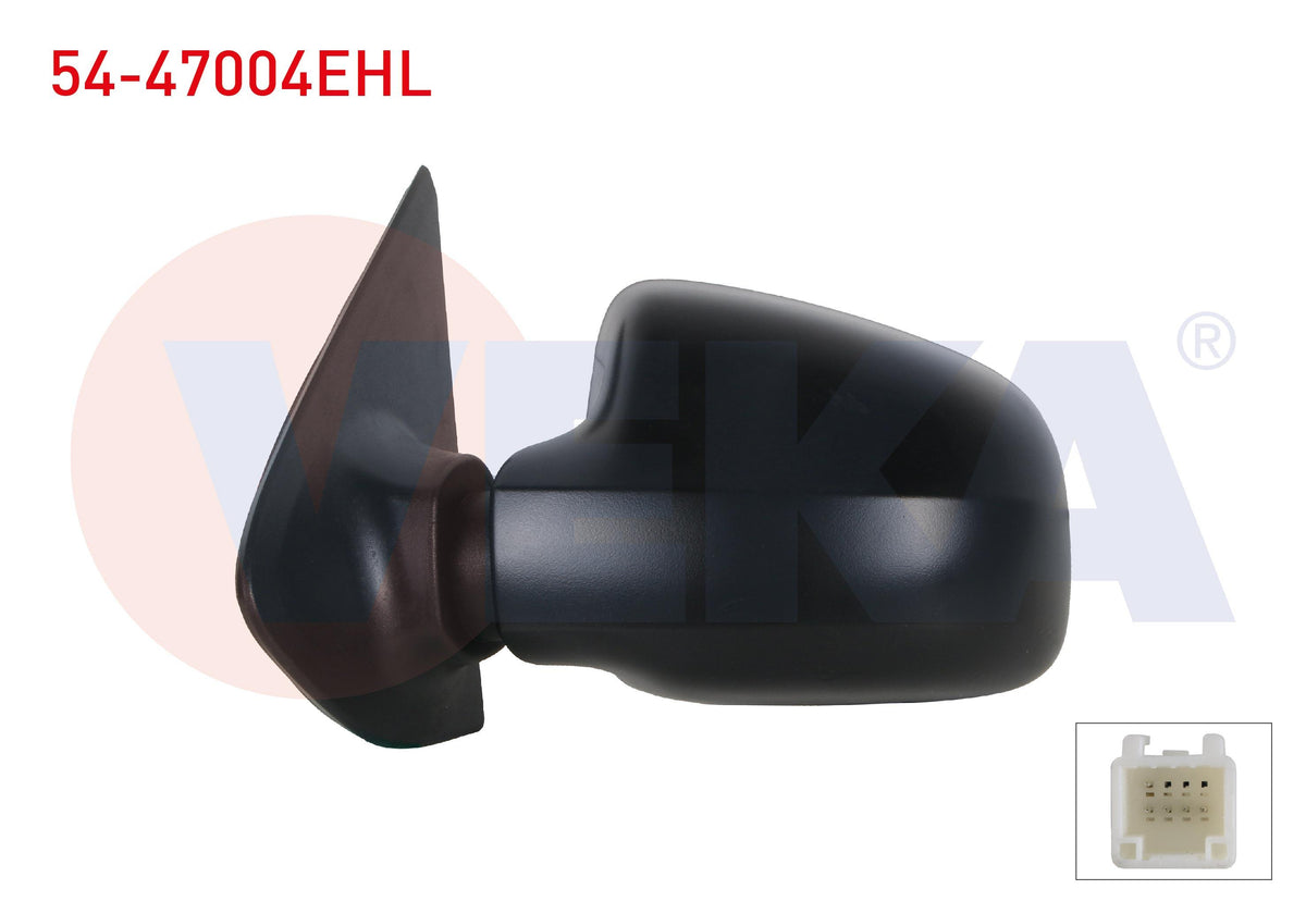 Veka 54-47004EHL Outer Rear View Mirror Left Electric Triangular Ayak Dacia Logan Mcv II 2013 — Mirrors