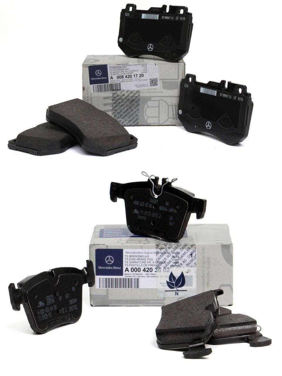 Mercedes W205 Body C200 Front Ve Rear Brake Pad Set Genuine — Auto Parts Hall, Brake Pads