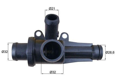 Mahle TH4587 Thermostat Mitsubishi Colt 1,5 DiD 2004 – 2012