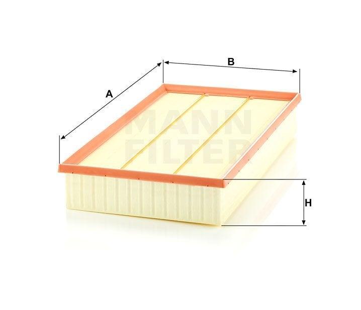 Mann Air Filter for Volkswagen Passat 2015 2.0 TDI 4WD — Air & Cabin Filters