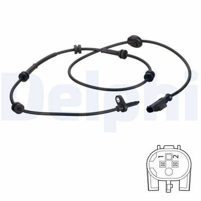 Delphi SS20638 ABS Speed Sensor Rear Alfa Romeo 147 00-10 — Vehicle Sensors & Switches