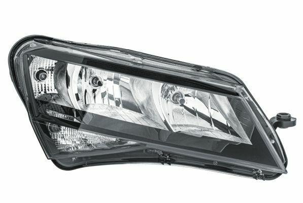 HELLA 1EJ011939-021 Halogen Headlight with Signal + Daytime Running Light — Tail, Signal & Reflectors