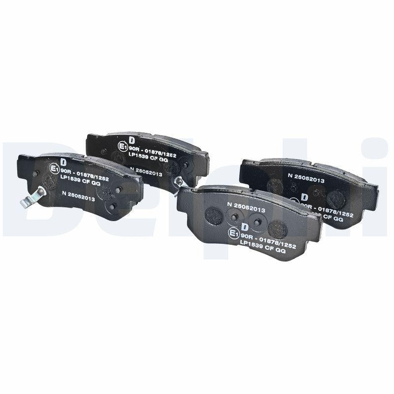 Delphi LP1539 Brake Pad Rear Hyundai Tucson 2.0 05-, Santa Fe 2.0 CRDi 03-, Kia/Ssangyong