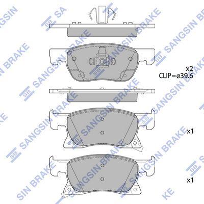 HIQ SP4239 Front Brake Pad Set for Opel Astra K - 276mm — Hi-Q, Brake Pads