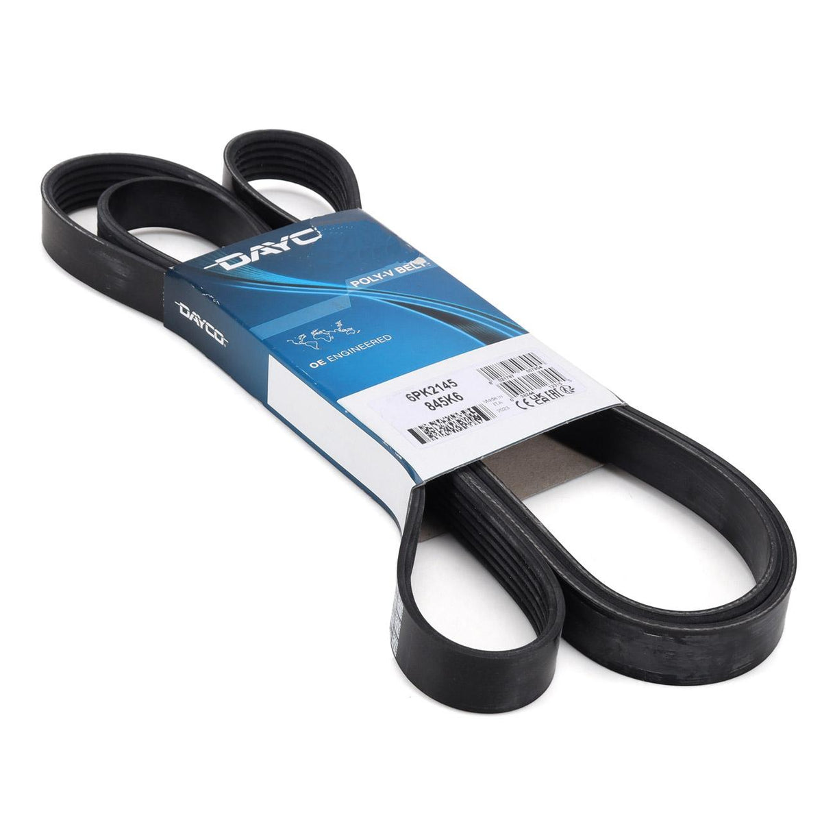 Dayco 6PK2145 V-Ribbed Belt Lt35 2.5 TDI 10V (96 06) Mercedes W202 W210 Sprinter Jeep Alfa 159 BMW F10 * — Belts