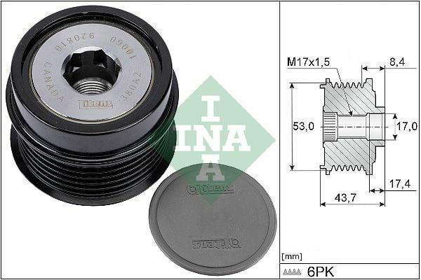 INA Alternator Bearing - Jeep Compass, Patriot and 2 more models — Starting & Charging